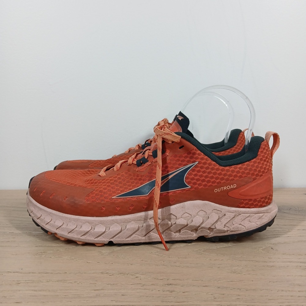 Altra Outroad Running Shoes Women 10 Orange Trail Athletic Sneakers